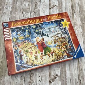 Ravensburger Christmas Puzzle Santa’s Flying Visit Limited Edition 1000 Piece